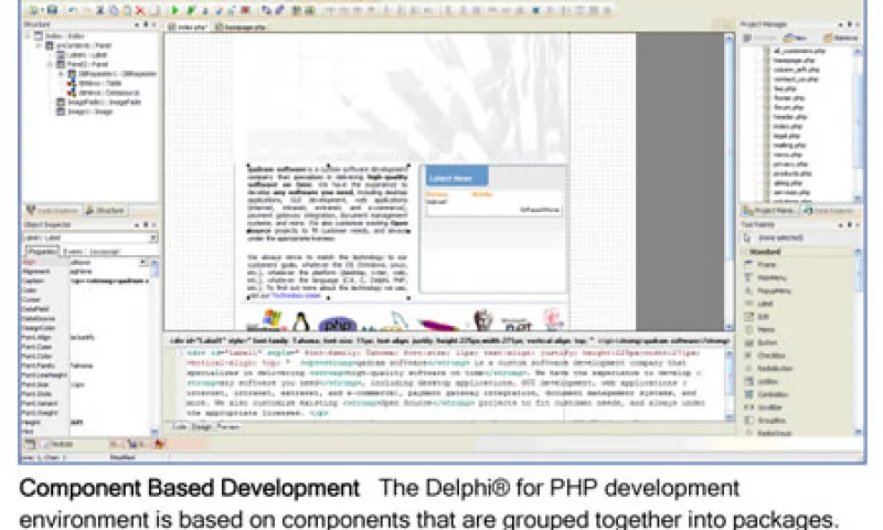 不错的开发工具：Delphi for PHP  