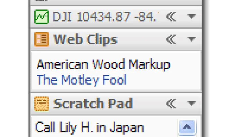 Google desktop:为你的桌面加一个网络便条