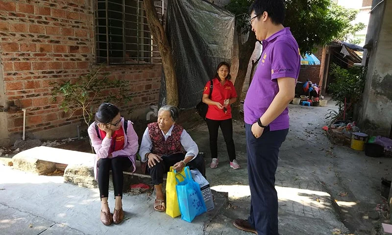 第一次参加自愿者活动